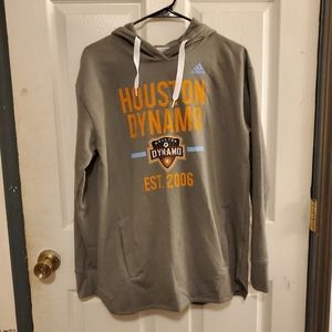 Houston Dynamo hoodie adidas men's Large NWT